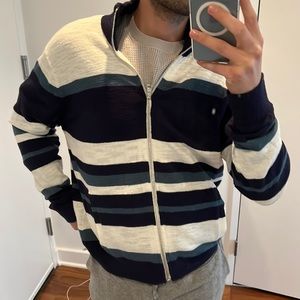 club Monaco cotton zip up